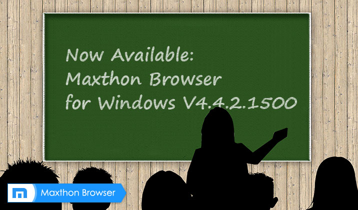 Maxthon Cloud Browser for Windows V4.4.2.1500 Beta Released!