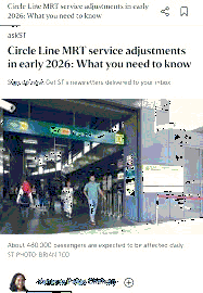 Singapore’s Circle Line Service Adjustments and the Role of Shuttle Bus Interventions