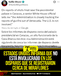 Shots Fired Near Venezuela’s Presidential Palace