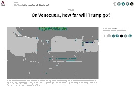 US Intelligence Raises Doubts about Venezuela Leader’s Cooperation