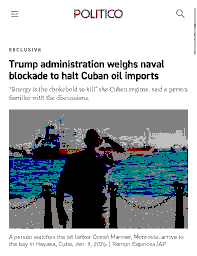 Mexico’s Oil Halt to Cuba