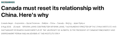 Canada-China Relations Reset
