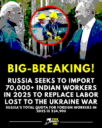 Russia’s Labor Crisis and the Strategic Pivot to Indian Workers
